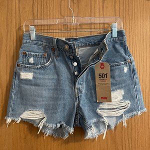 NWT Levi's Women's 501 Original High-Rise Jean Shorts